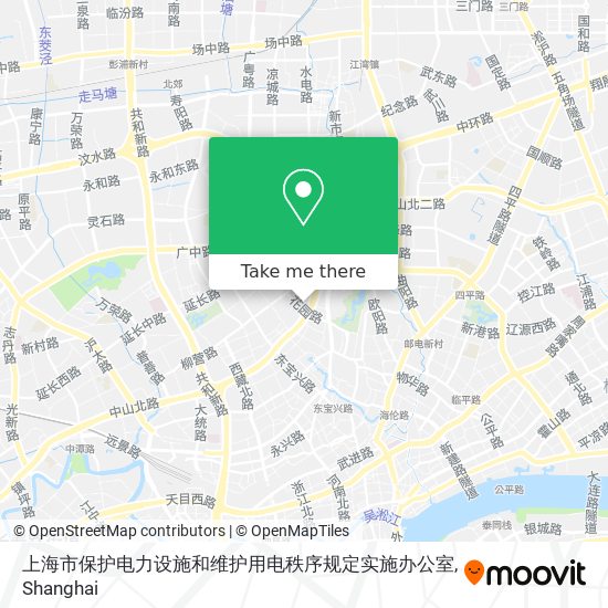 上海市保护电力设施和维护用电秩序规定实施办公室 map