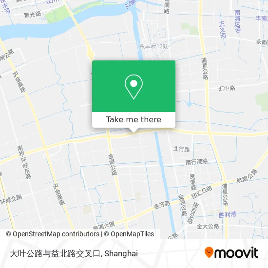 大叶公路与益北路交叉口 map