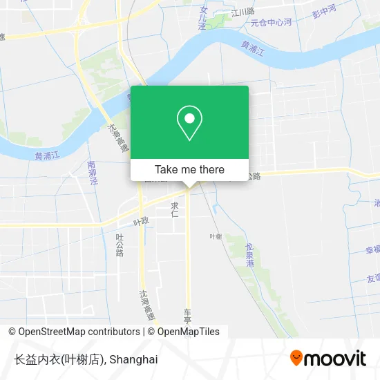 长益内衣(叶榭店) map