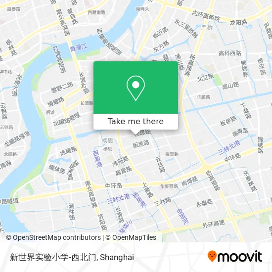 新世界实验小学-西北门 map