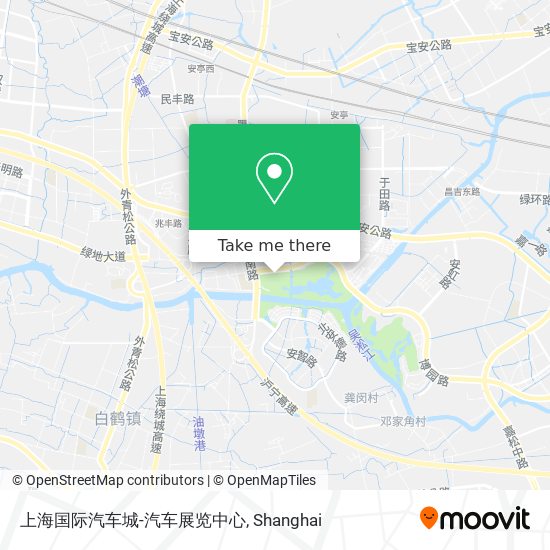 上海国际汽车城-汽车展览中心 map
