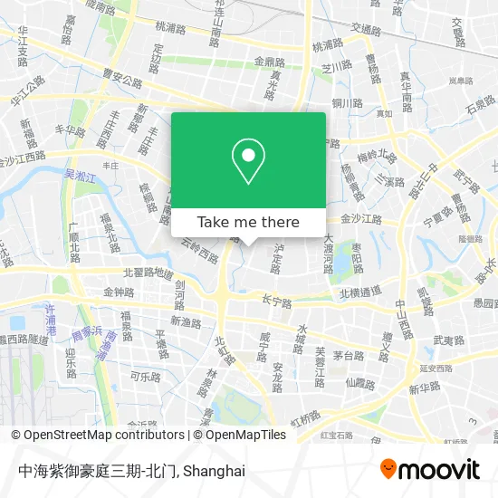 中海紫御豪庭三期-北门 map