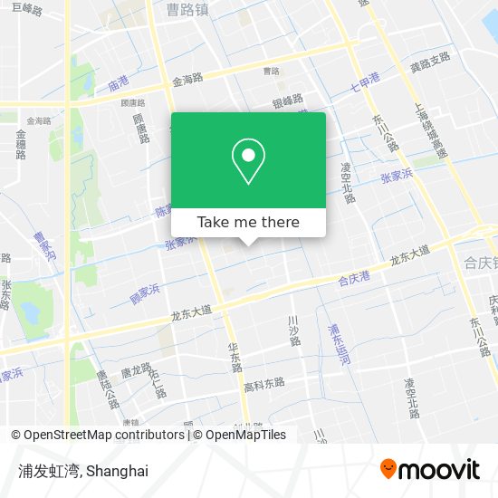 浦发虹湾 map