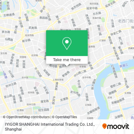 IYIGOR SHANGHAI International Trading Co. Ltd. map