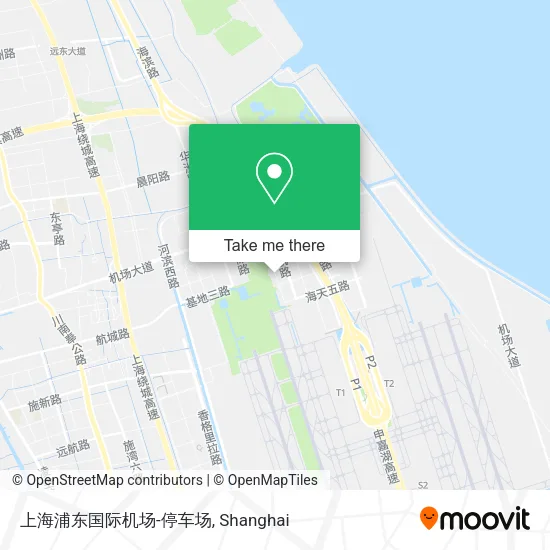 上海浦东国际机场-停车场 map