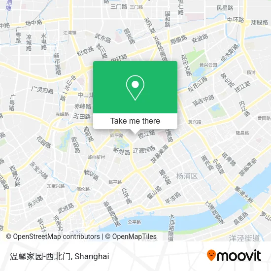 温馨家园-西北门 map