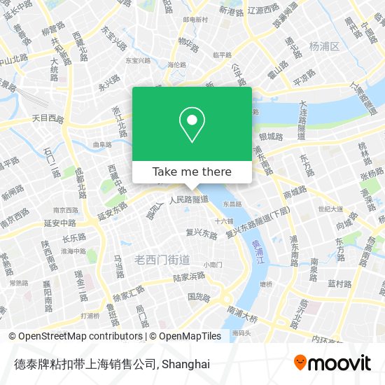 德泰牌粘扣带上海销售公司 map