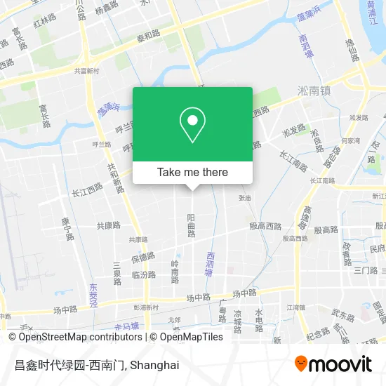 昌鑫时代绿园-西南门 map