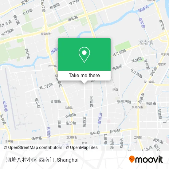 泗塘八村小区-西南门 map