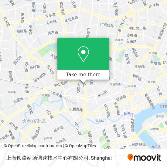 上海铁路站场调速技术中心有限公司 map