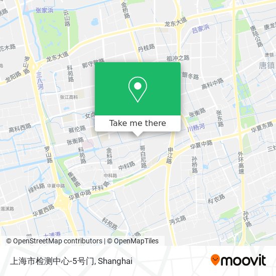 上海市检测中心-5号门 map