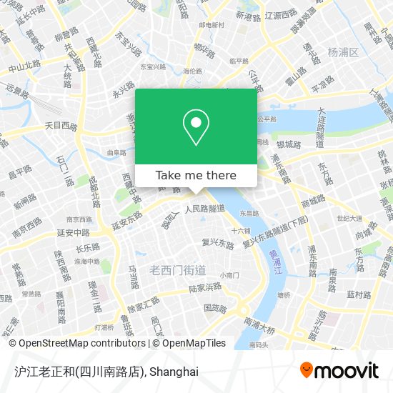 沪江老正和(四川南路店) map
