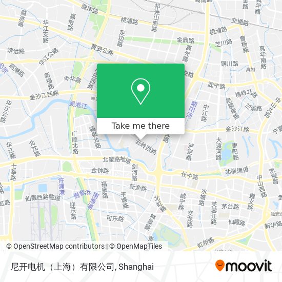 尼开电机（上海）有限公司 map