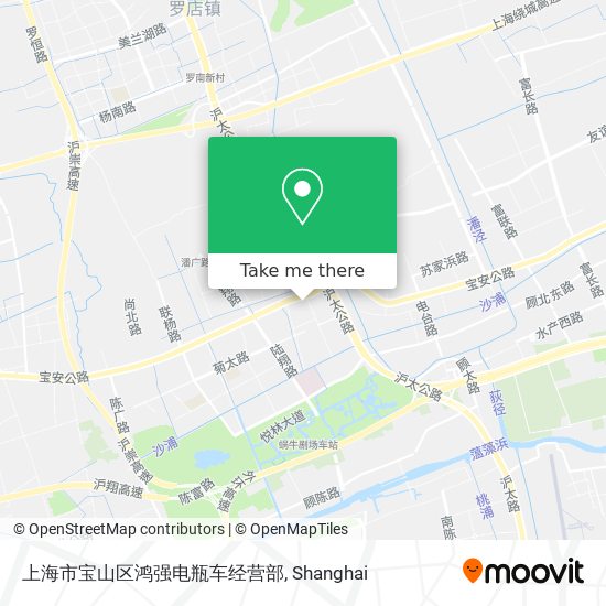 上海市宝山区鸿强电瓶车经营部 map