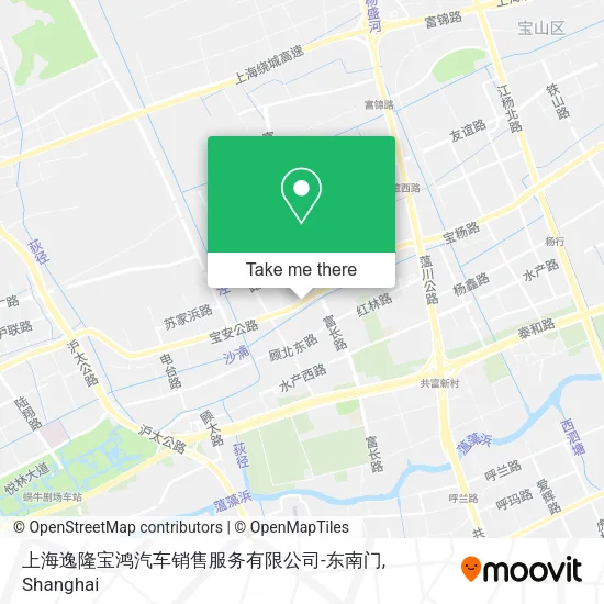 上海逸隆宝鸿汽车销售服务有限公司-东南门 map