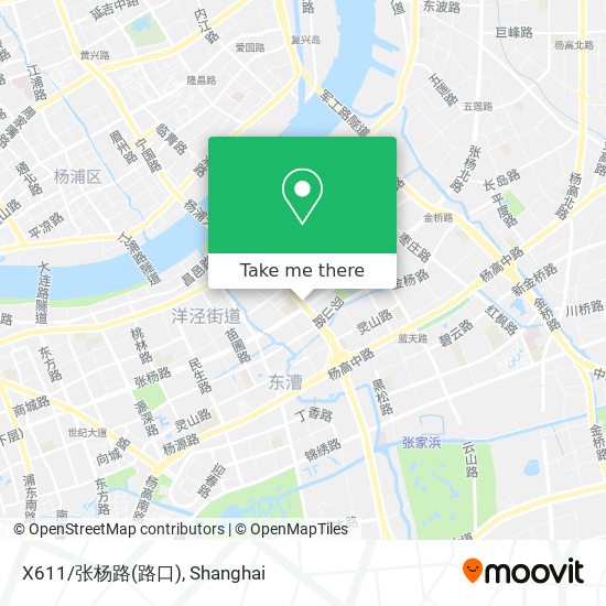 X611/张杨路(路口) map