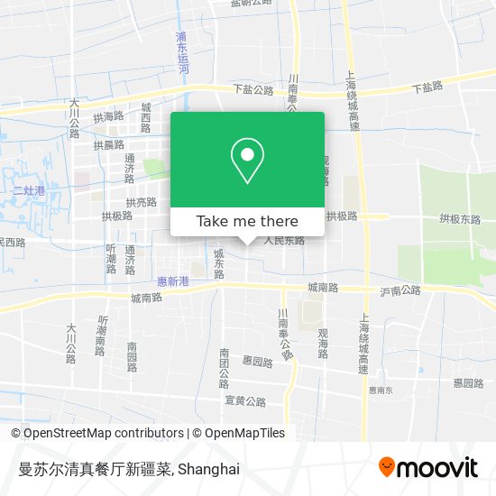 曼苏尔清真餐厅新疆菜 map