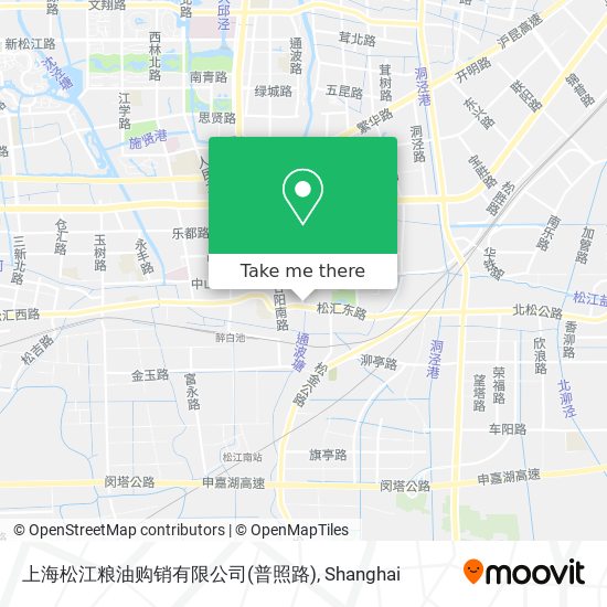 上海松江粮油购销有限公司(普照路) map