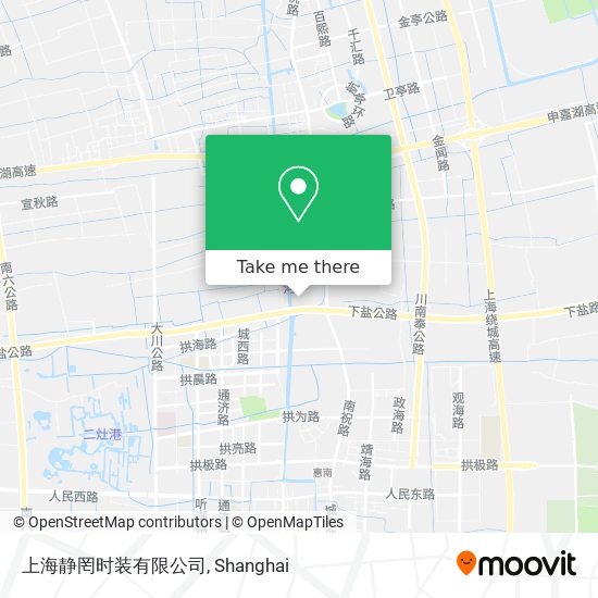 上海静罔时装有限公司 map