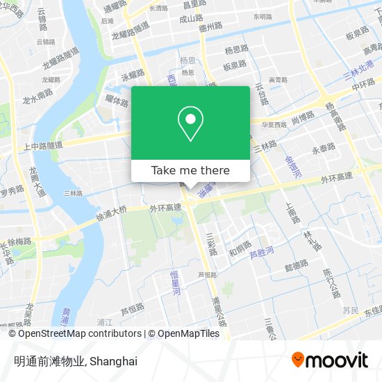 明通前滩物业 map
