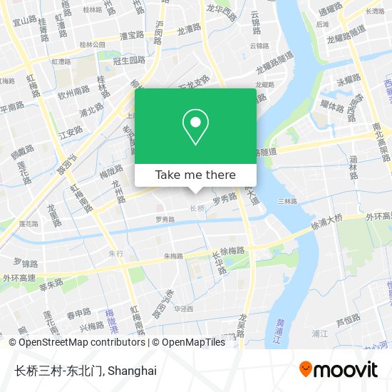 长桥三村-东北门 map