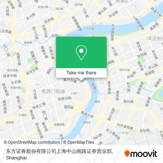 东方证券股份有限公司上海中山南路证券营业部 map