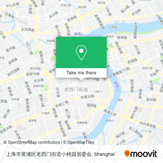 上海市黄浦区老西门街道小桃园居委会 map
