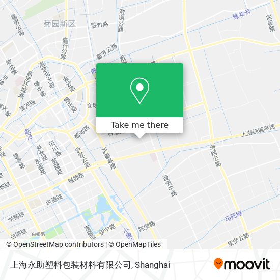 上海永助塑料包装材料有限公司 map