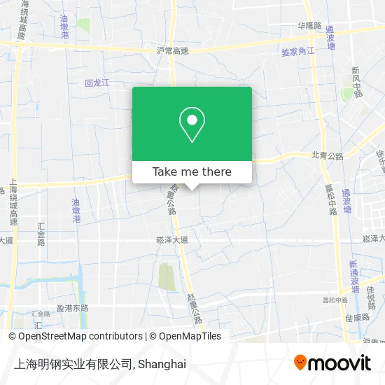 上海明钢实业有限公司 map