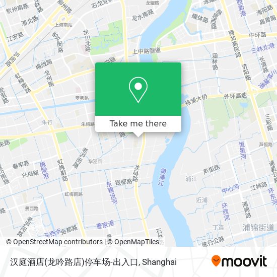 汉庭酒店(龙吟路店)停车场-出入口 map
