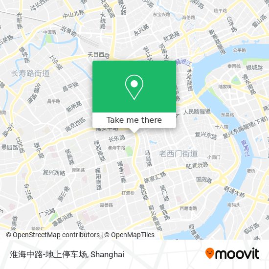 淮海中路-地上停车场 map