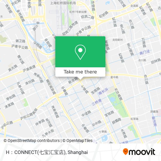 H：CONNECT(七宝汇宝店) map