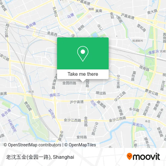 老沈五金(金园一路) map