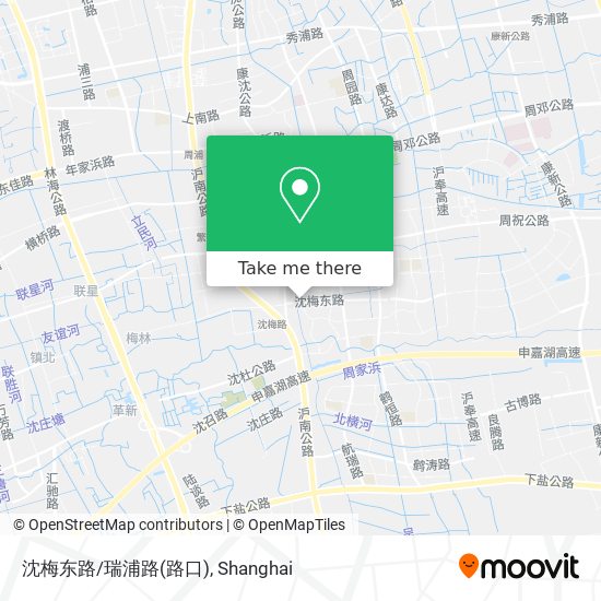 沈梅东路/瑞浦路(路口) map