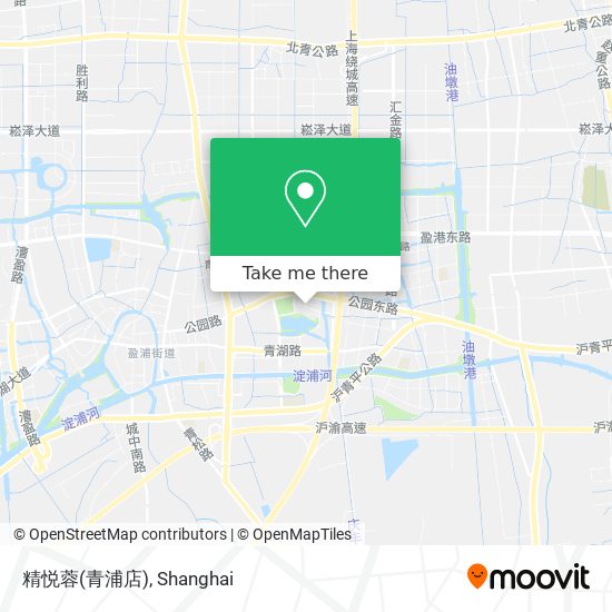 精悦蓉(青浦店) map