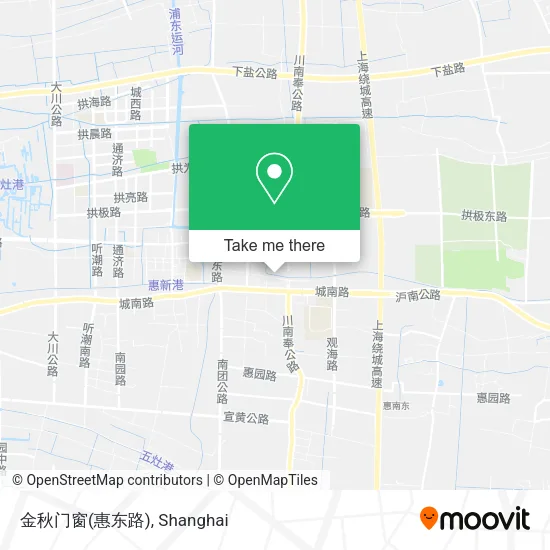 金秋门窗(惠东路) map