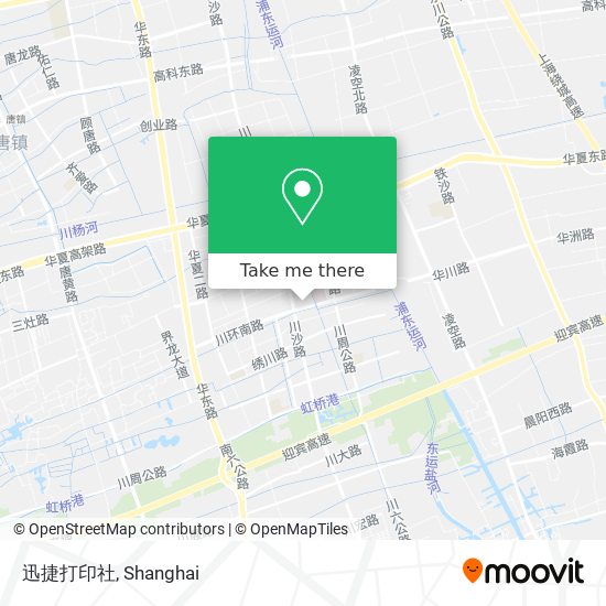 迅捷打印社 map