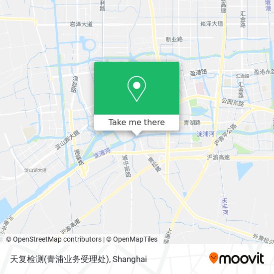天复检测(青浦业务受理处) map