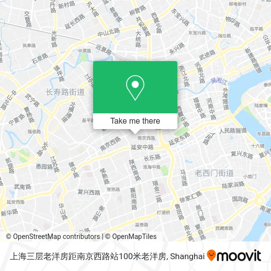 上海三层老洋房距南京西路站100米老洋房 map