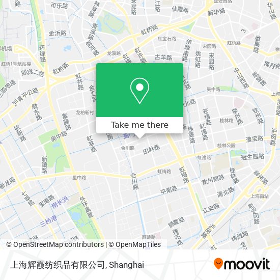 上海辉霞纺织品有限公司 map