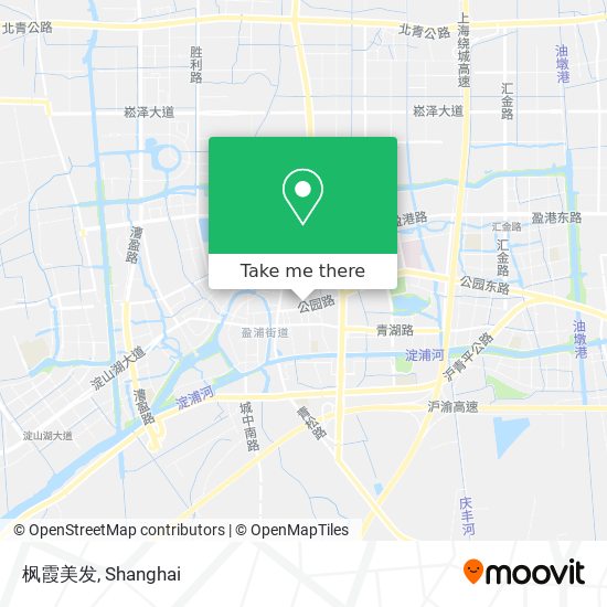 枫霞美发 map