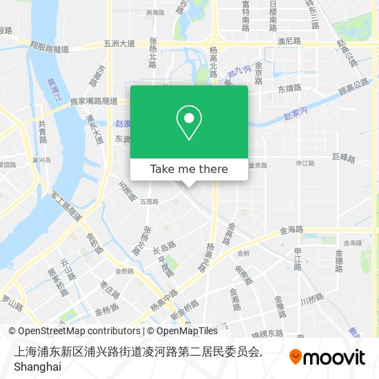 上海浦东新区浦兴路街道凌河路第二居民委员会 map