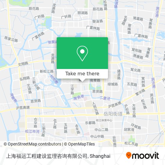 上海福运工程建设监理咨询有限公司 map