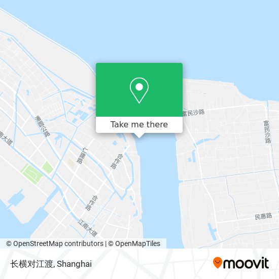 长横对江渡 map