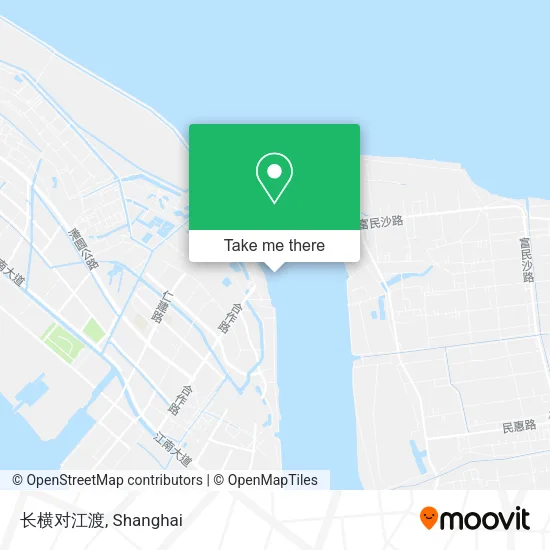 长横对江渡 map