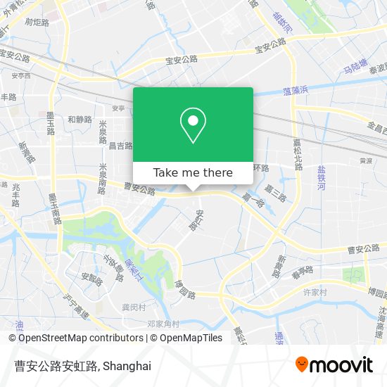 曹安公路安虹路 map