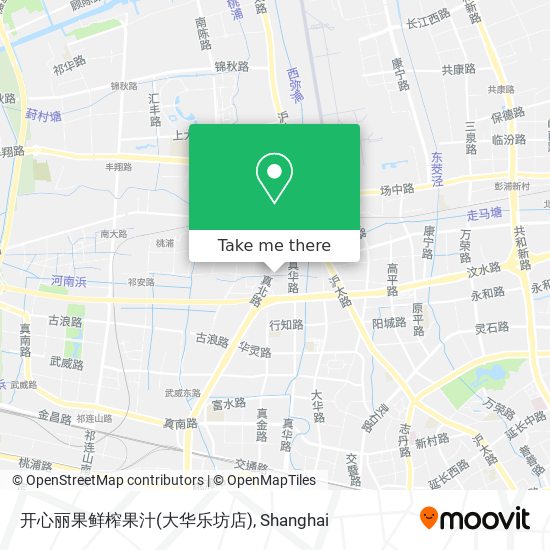 开心丽果鲜榨果汁(大华乐坊店) map