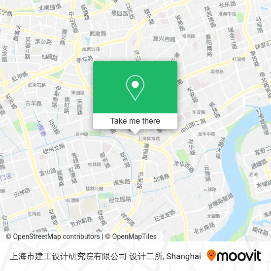上海市建工设计研究院有限公司 设计二所 map