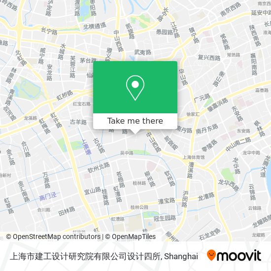 上海市建工设计研究院有限公司设计四所 map