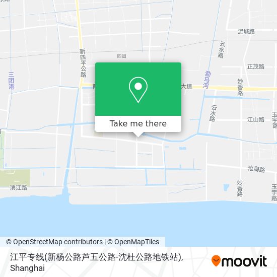 江平专线(新杨公路芦五公路-沈杜公路地铁站) map